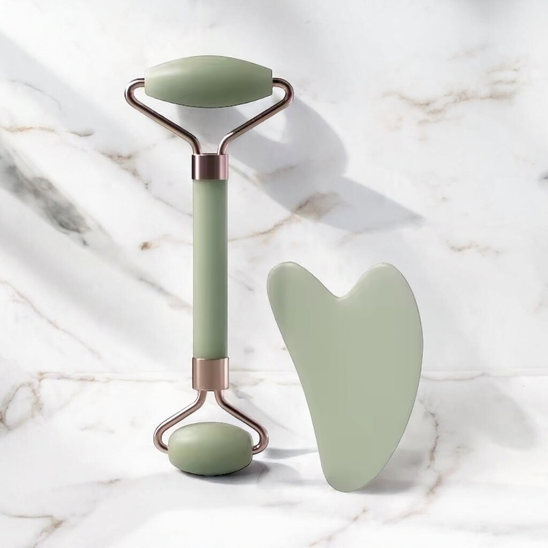 Gua-Sha et Rouleau Visage massage facial