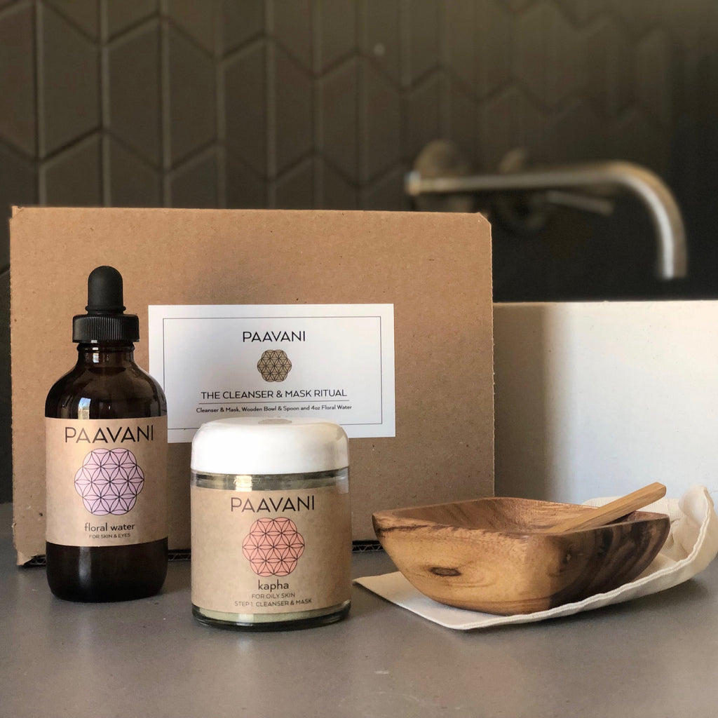 Rituel nettoyant et masque | Kit de nettoyage du visage ayurvédique