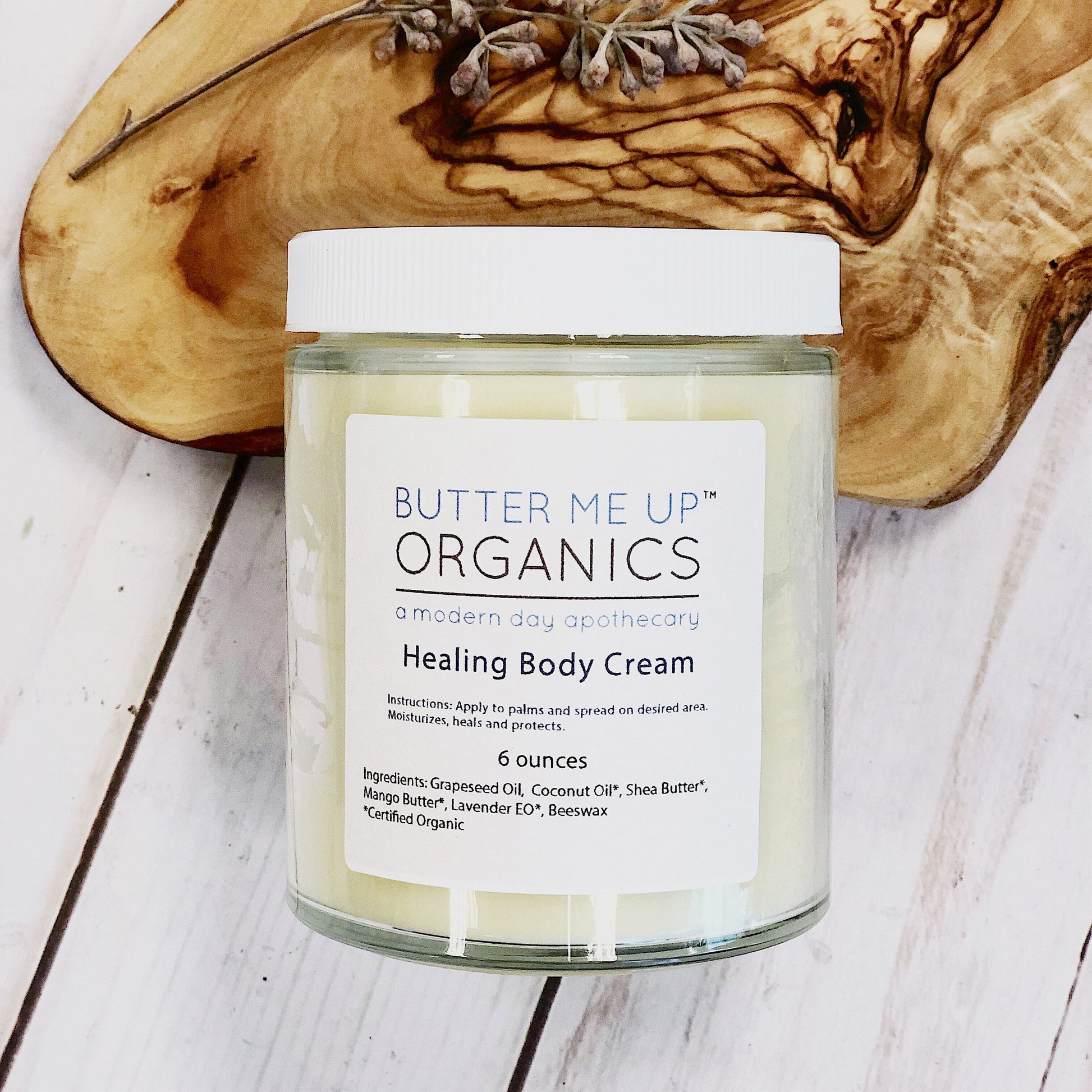 Crème corporelle réparatrice / lait corporel bio / peau d'hiver / peau sèche /