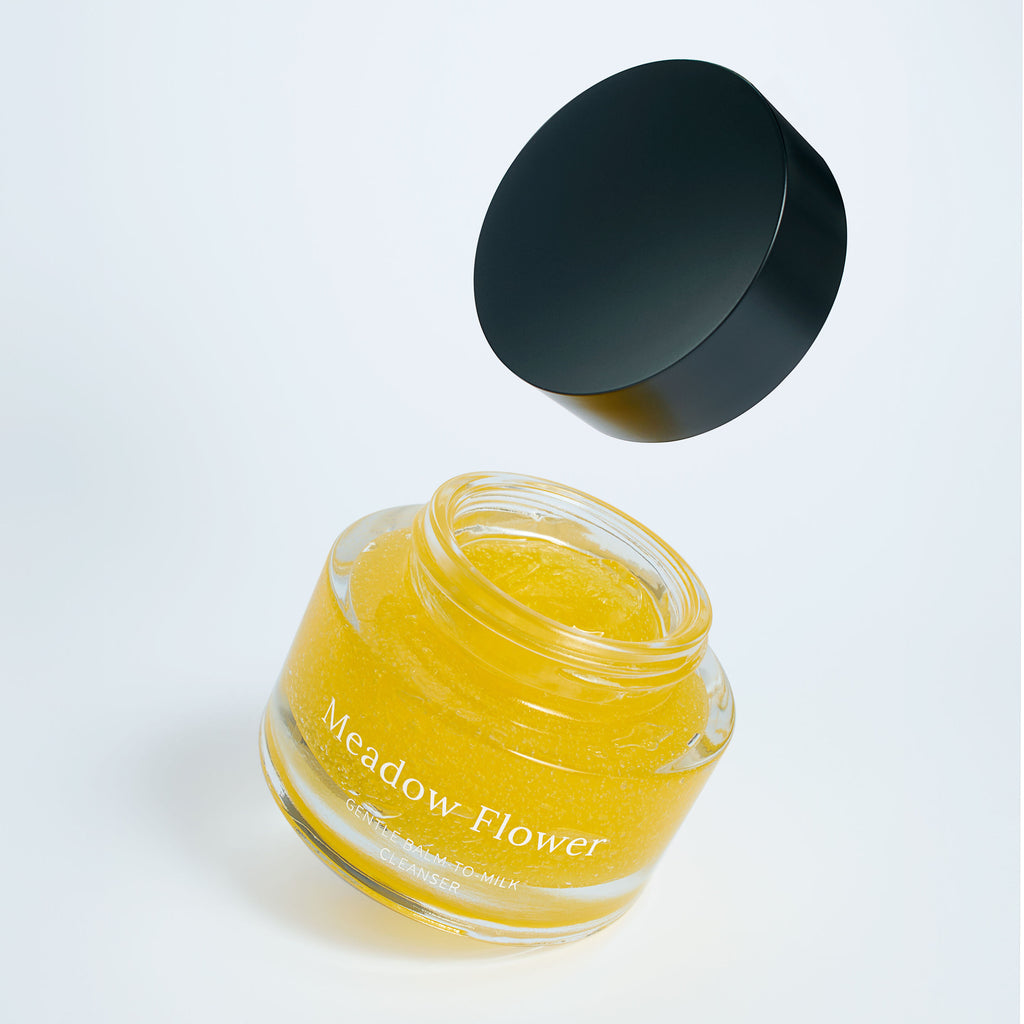 Baume nettoyant doux Meadow Flower, à transformer en lait