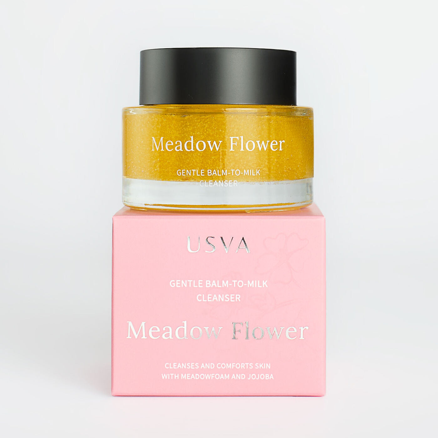 Baume nettoyant doux Meadow Flower, à transformer en lait