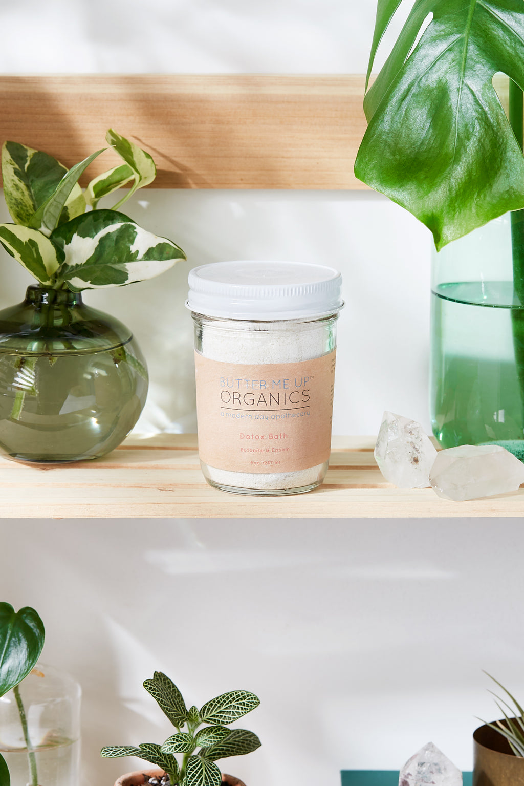 Bain détoxifiant à l'argile, sel d'Epsom et huiles essentielles relaxation