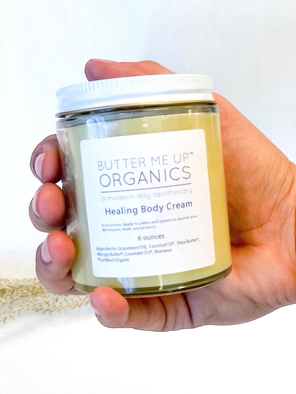 Crème corporelle réparatrice / lait corporel bio / peau d'hiver / peau sèche /